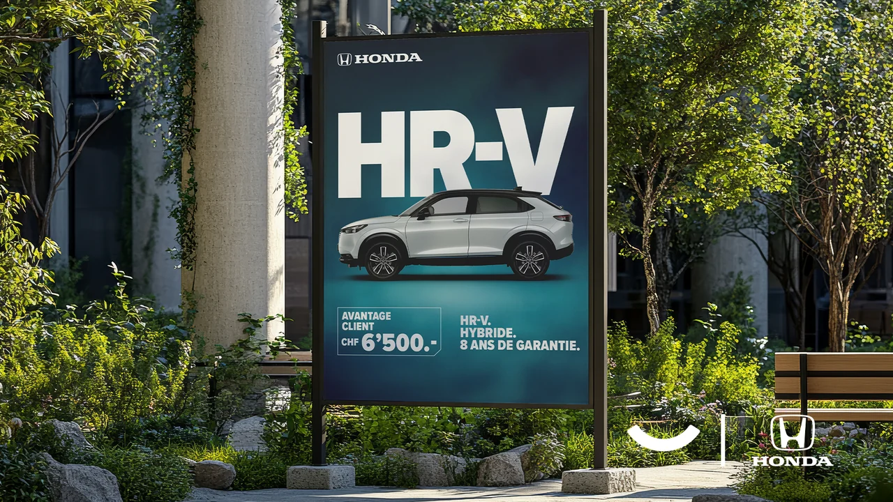 Honda — campagne d’affichage HR-V